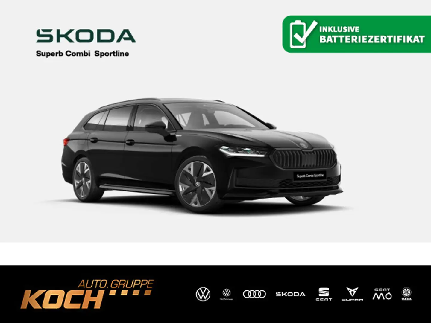 Skoda Superb C.Sportline 1.5 TSI iV*NAVI*PANODACH*ACC* Zwart - 1