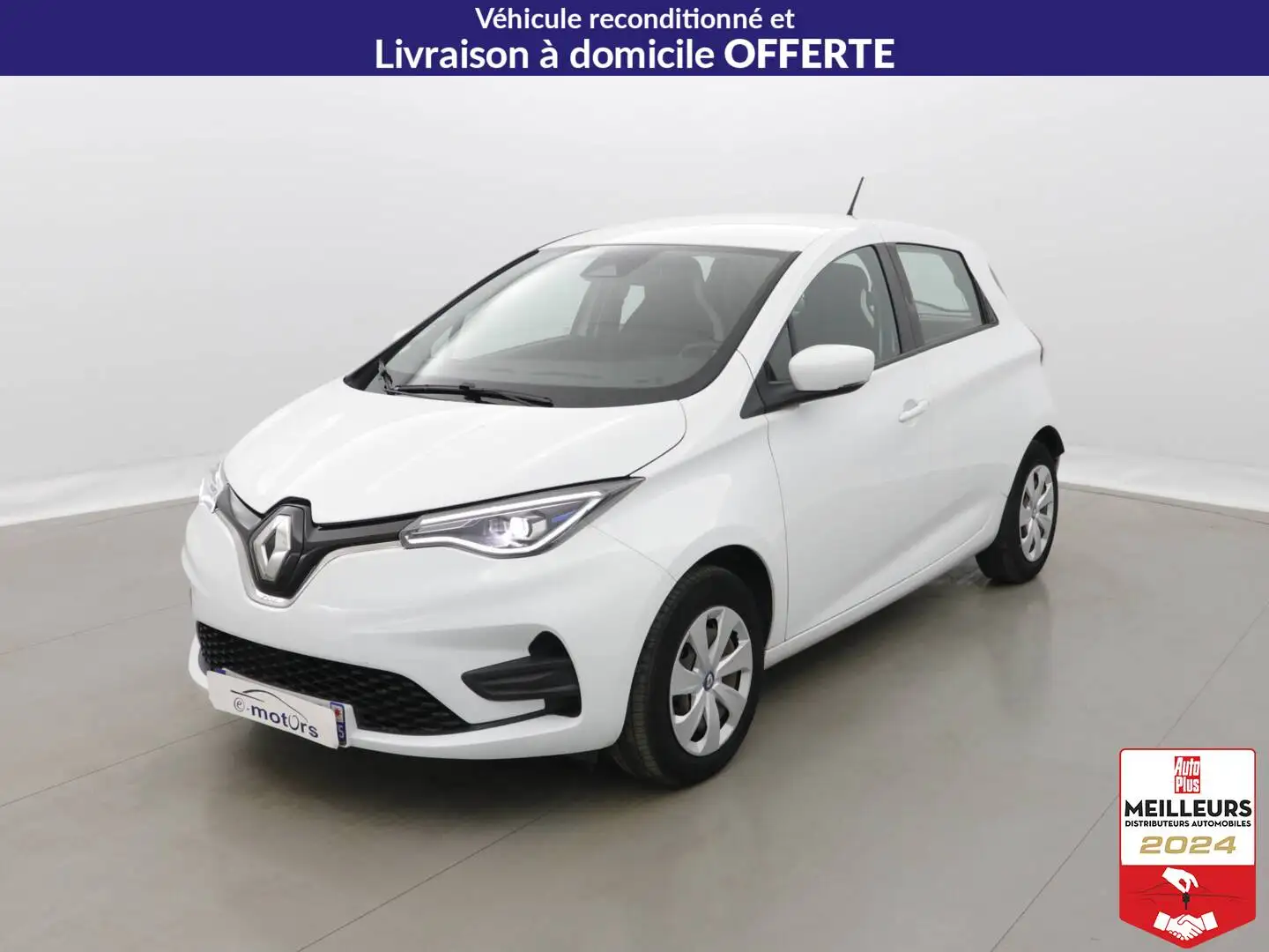 Renault ZOE R110 Achat Intégral Zen 2PL +GPS +PDC AR Wit - 1