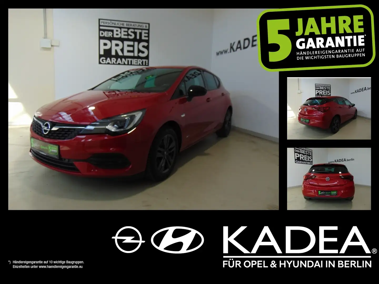 Opel Astra K 1.2 Navi,LED,Lenk+Sitzhzg,Kamera,PDC Rot - 1