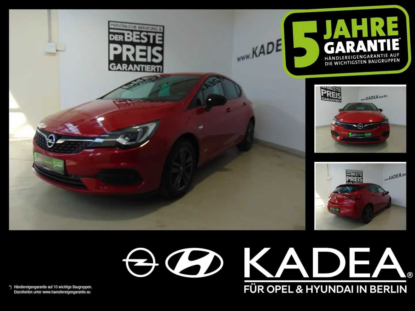 Opel Astra K 1.2 Navi,LED,Lenk+Sitzhzg,Kamera,PDC Rot - 1