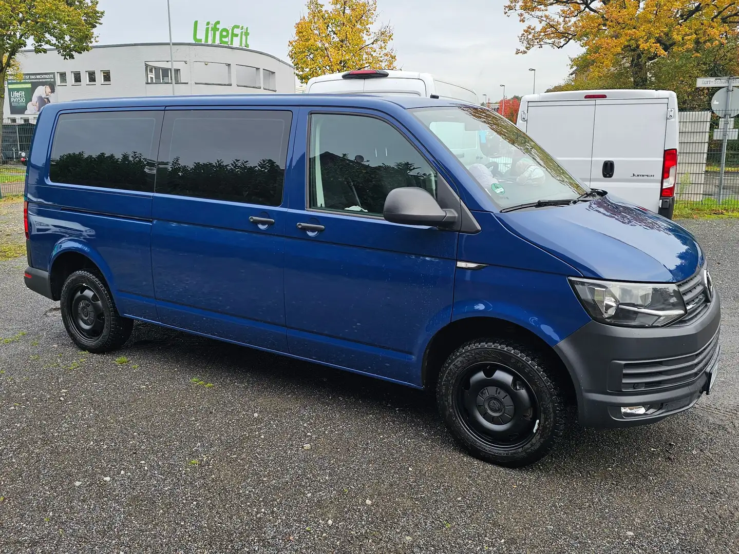 Volkswagen T6 Transporter Transporter lang 4Motion 2,0 TDI Motor 88tk Seikel Azul - 2