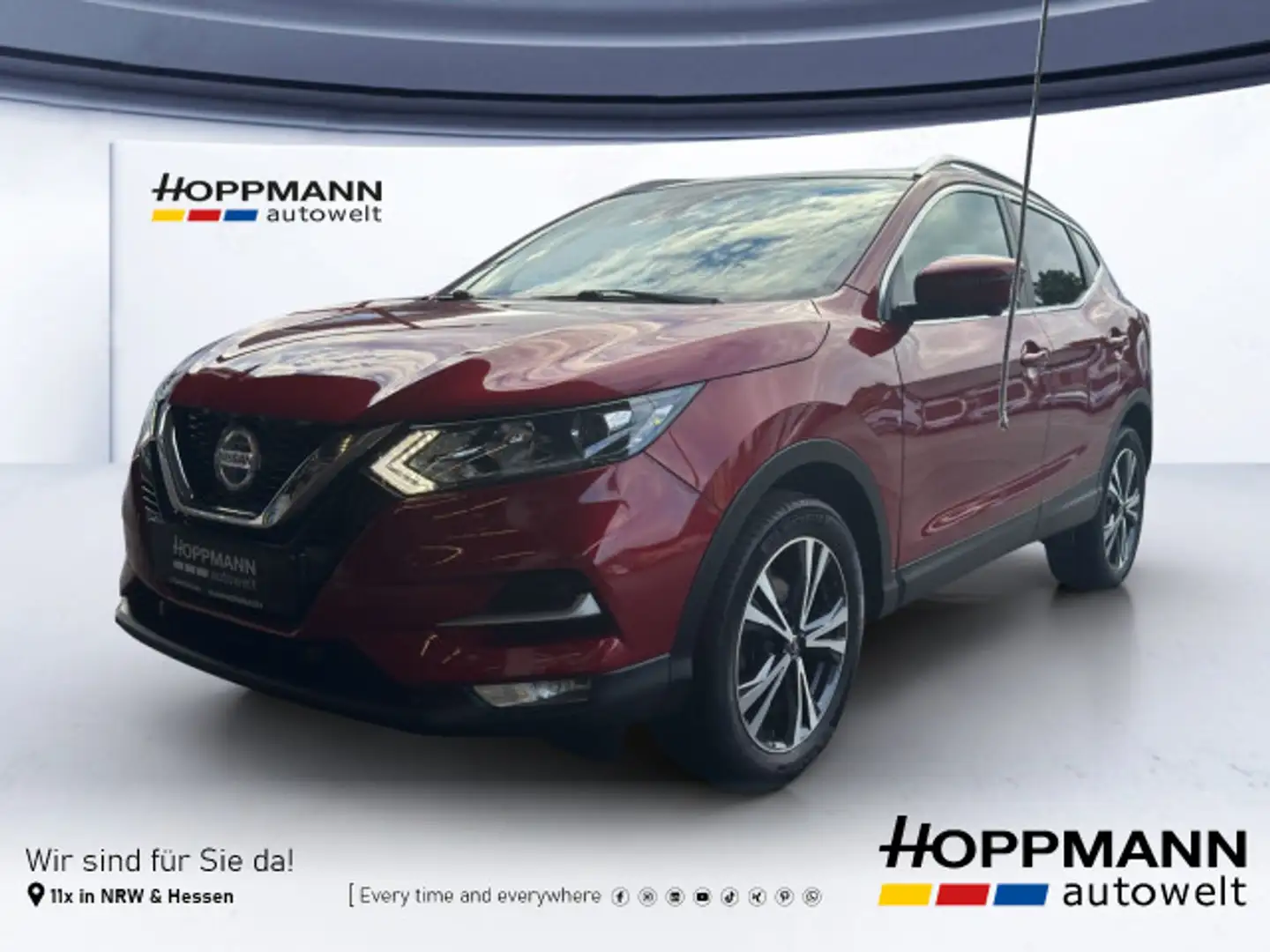 Nissan Qashqai 1.3 T SHZ PDC DAB Kamera Navi Panorama Rot - 1