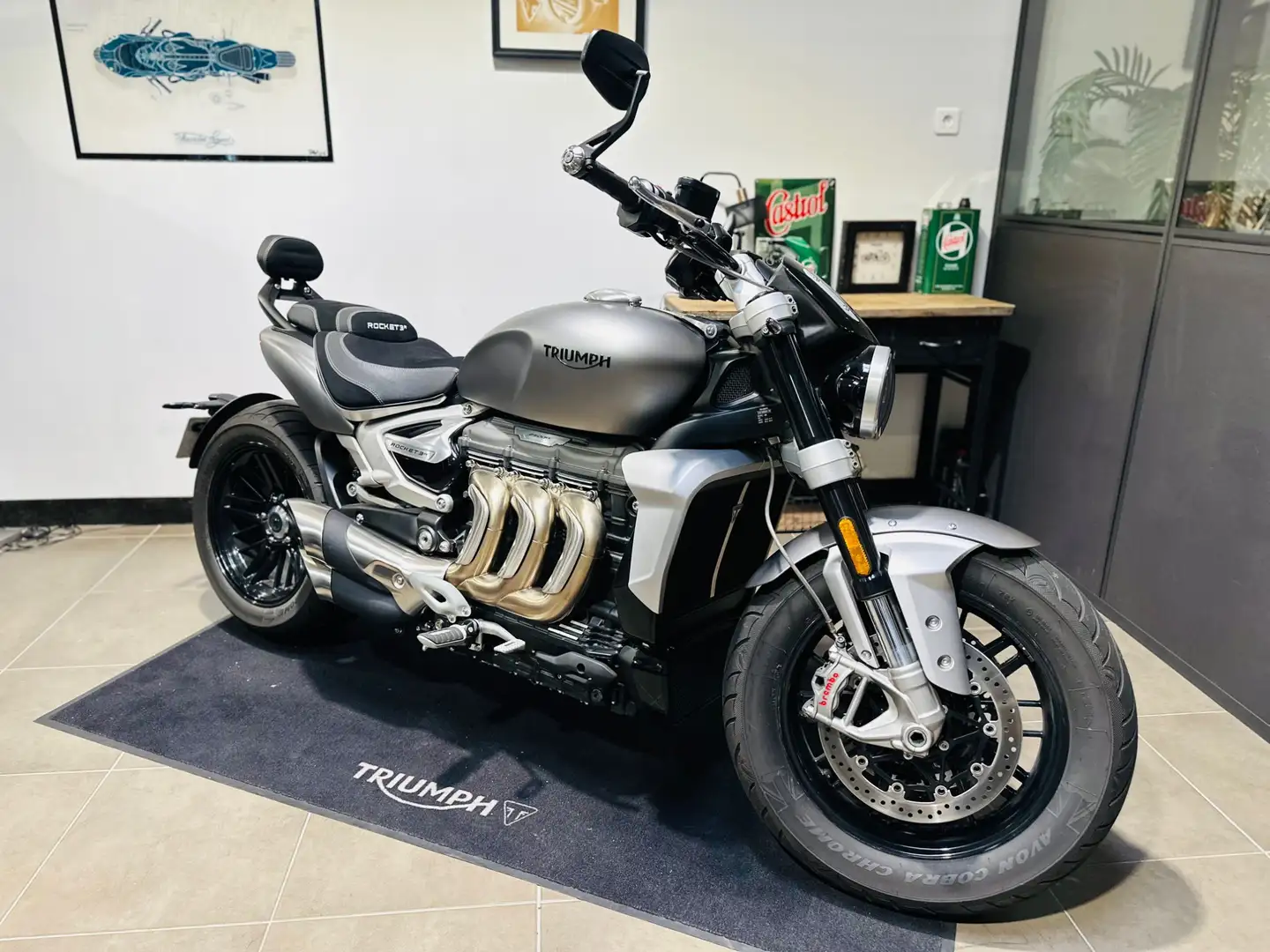 Triumph Rocket 3 R Gris - 2