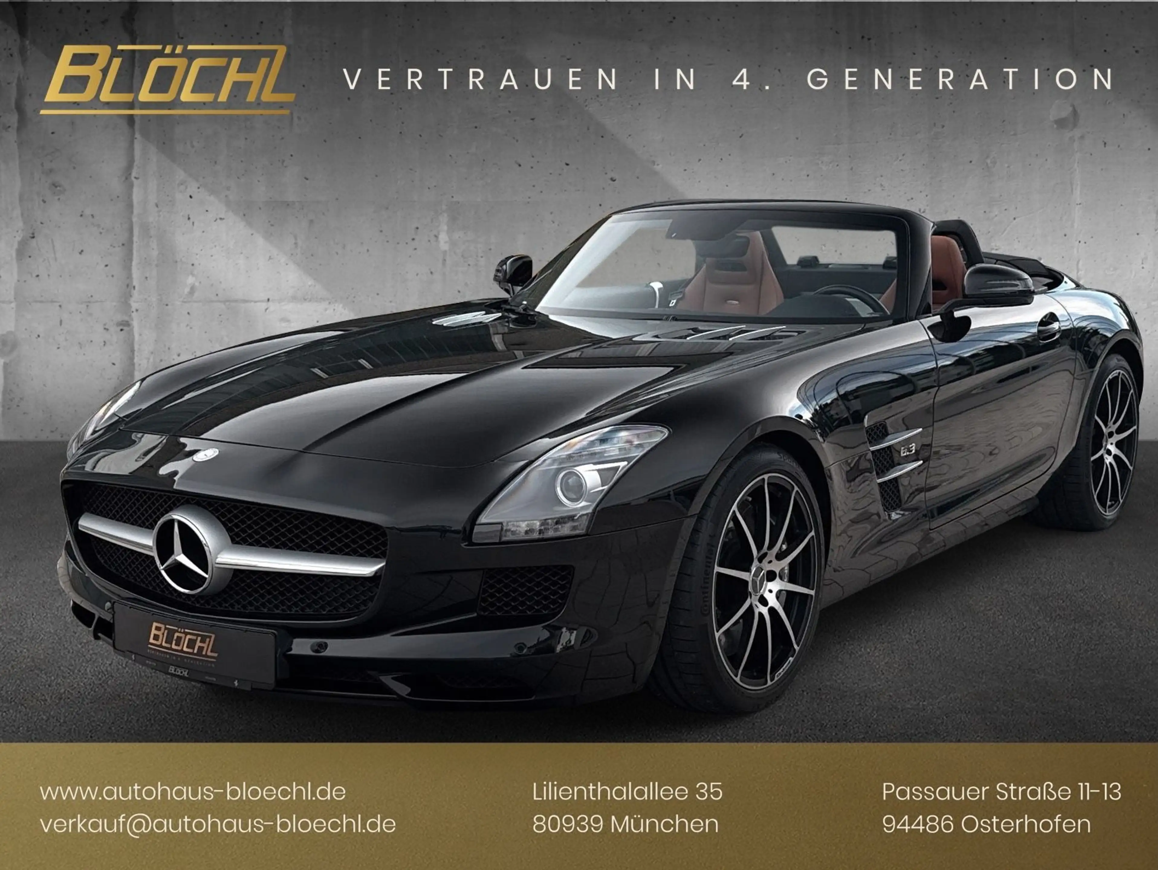 Mercedes-Benz SLS Roadster*Flechtleder*B&O*Top Zustand