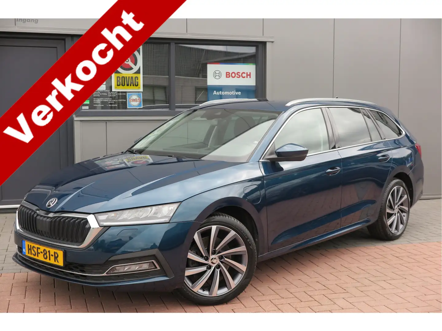 Skoda Octavia Combi 1.4 TSI iV 204PK PHEV Sportline Business ,Le Blauw - 1