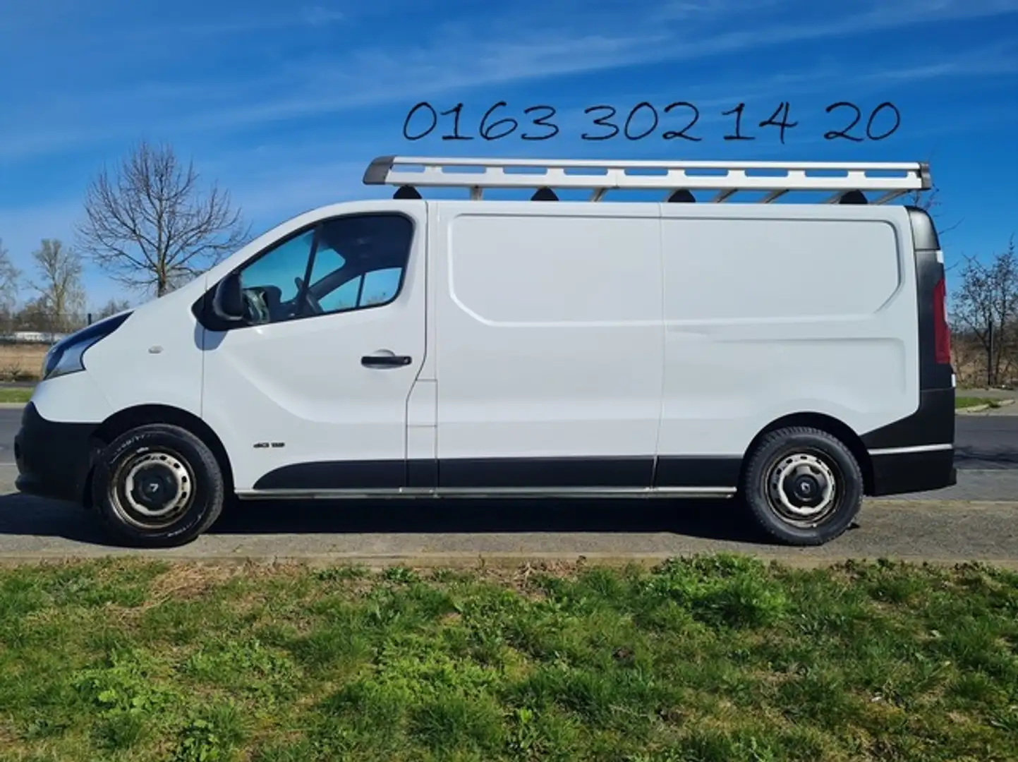 Renault Trafic LANG + KLIMA + 1.HAND +TÜV NEU + ECOMODUS Blanc - 1