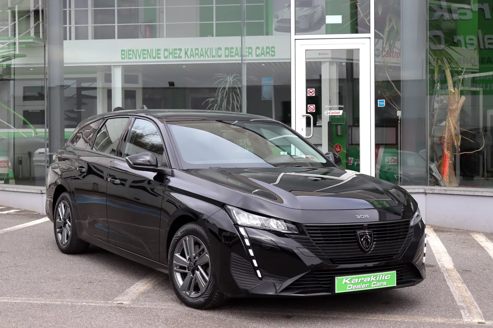 Peugeot 308 SW 1.2i 116CV BOITE AUTO CLIM GPS PDC JANTES '16 Schwarz - 1