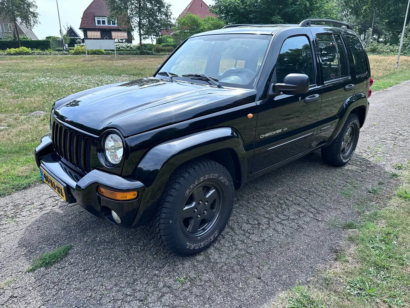 Jeep Cherokee Cherokee 3.7i V6 Limited | 4x4 | Auto | Leer | APK Zwart - 1