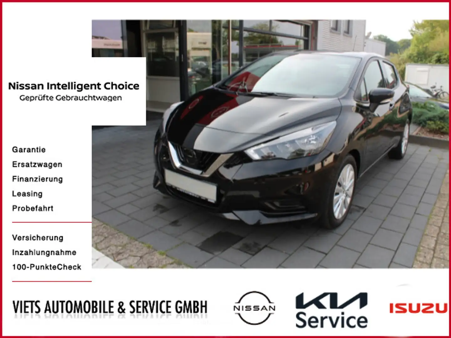 Nissan Micra 1.0 DIG-T92 N-WAY Klima Black - 1