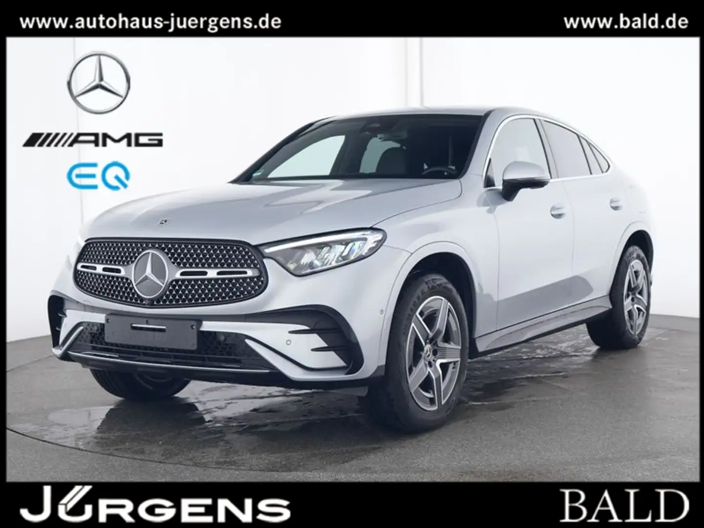 Mercedes-Benz GLC 300 e 4M Coupé AMG-Sport/CAM/LED/Winter/19" Silber - 2