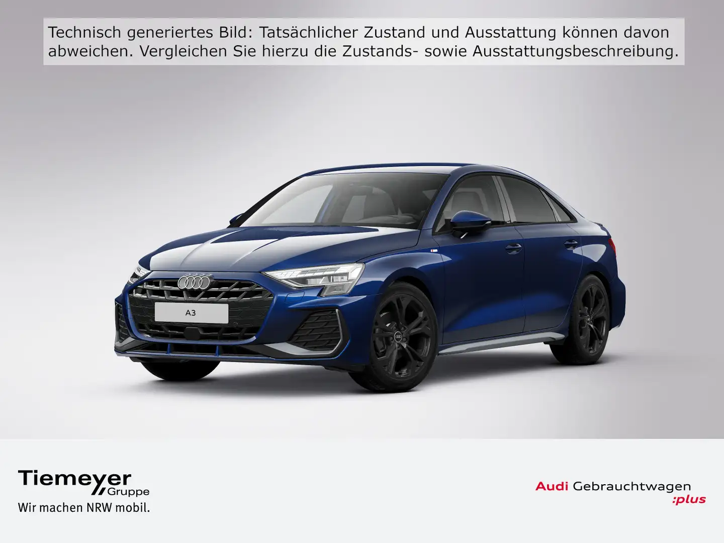 Audi A3 30 TFSI 2x S LINE ALCANTARA SONOS K Blau - 1
