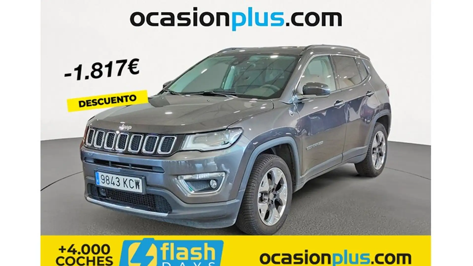 Jeep Compass 1.4 Multiair Opening Ed. 4x4 AD Aut. 125kW Gris - 1