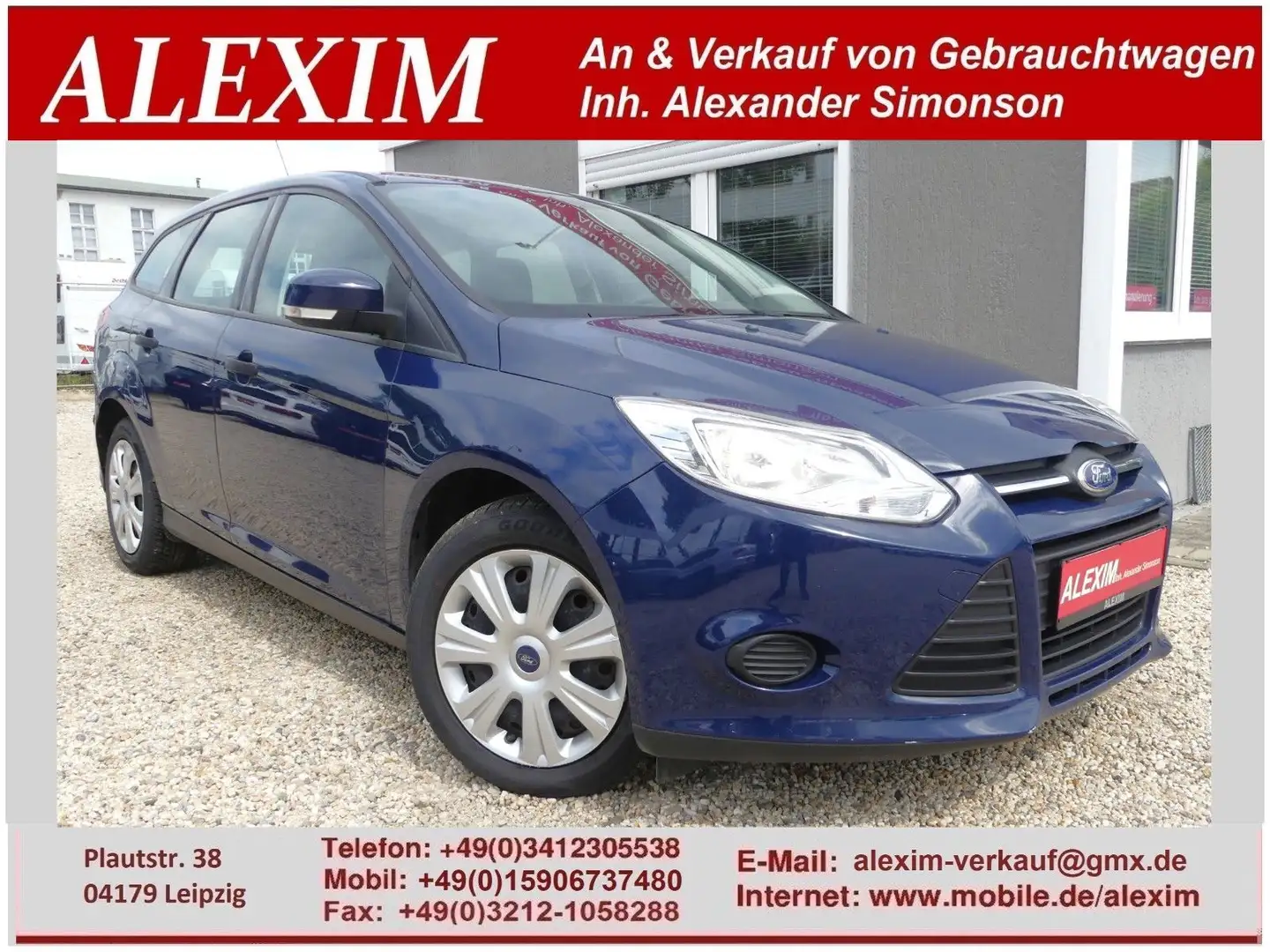 Ford Focus Turnier/1.6Ltr. 16V /1.Hand/Klima/CD Bleu - 1