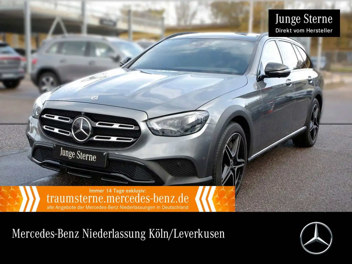 Mercedes-Benz E 400 d T 4M AVANTG+NIGHT+PANO+360+AHK+MULTIBEAM Grau - 1