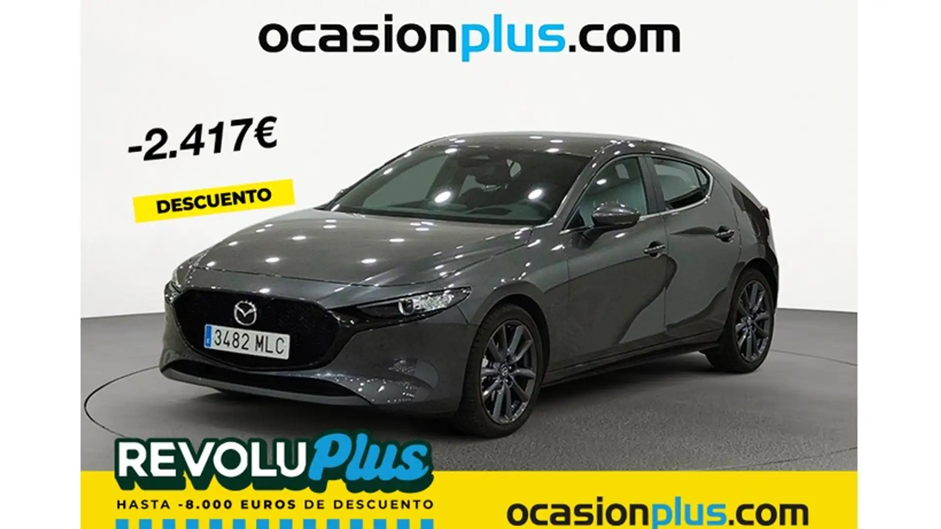 Mazda 3 2.0 e-Skyactiv-G Exclusive-line 110kW Grijs - 1