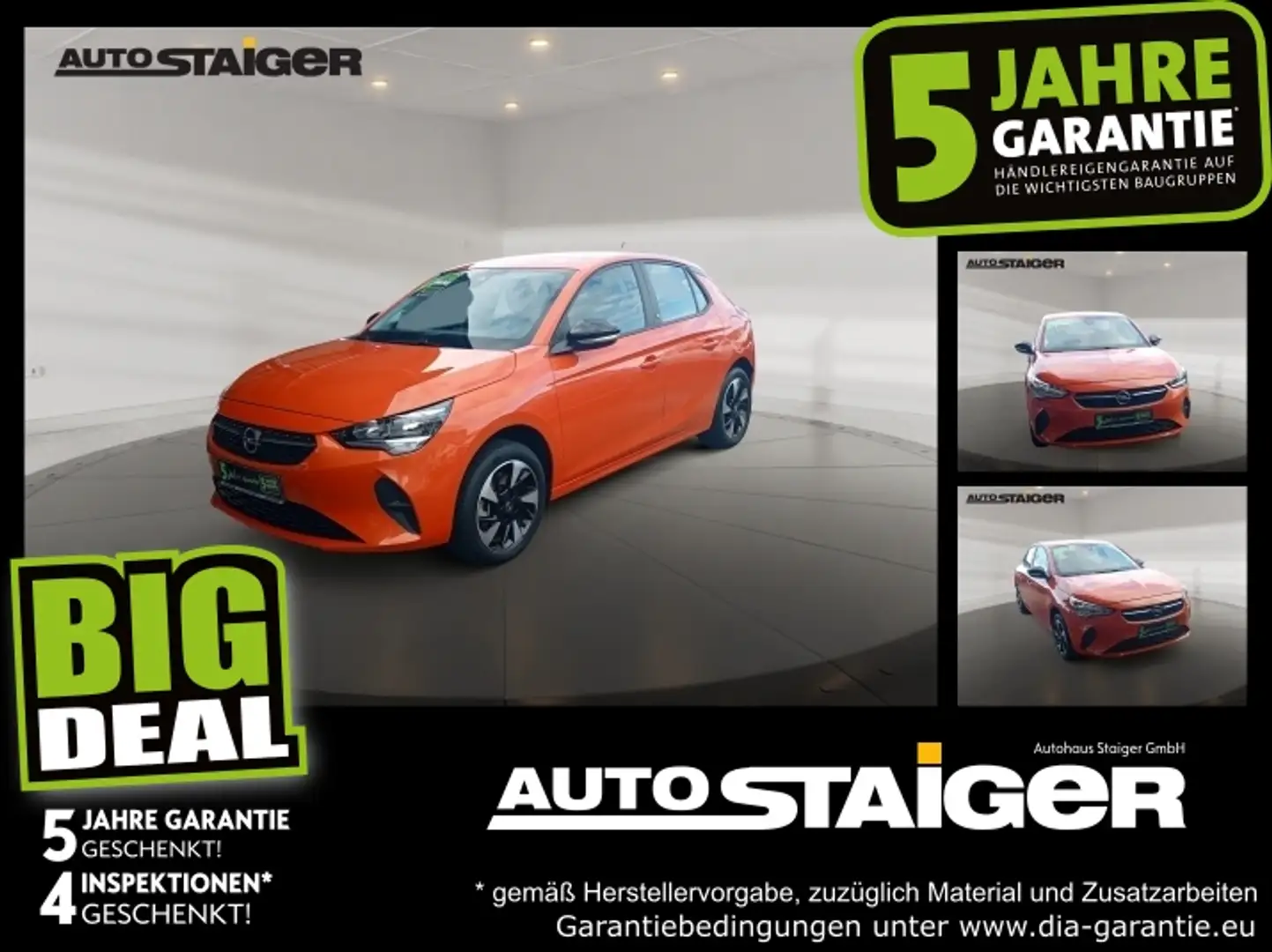 Opel Corsa-e Edition Kamera Allwetterreifen, ... Orange - 1