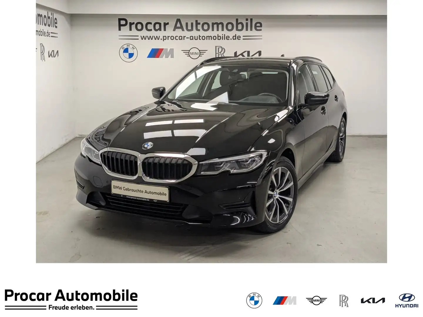 BMW 320 d Touring Laser HuD DA PA HiFi DAB LED Schwarz - 1