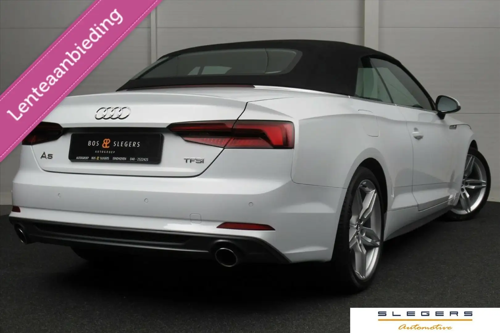 Audi A5 Cabriolet - 2.0 TFSI 190pk S-tronic S-Line Edition Blanco - 2