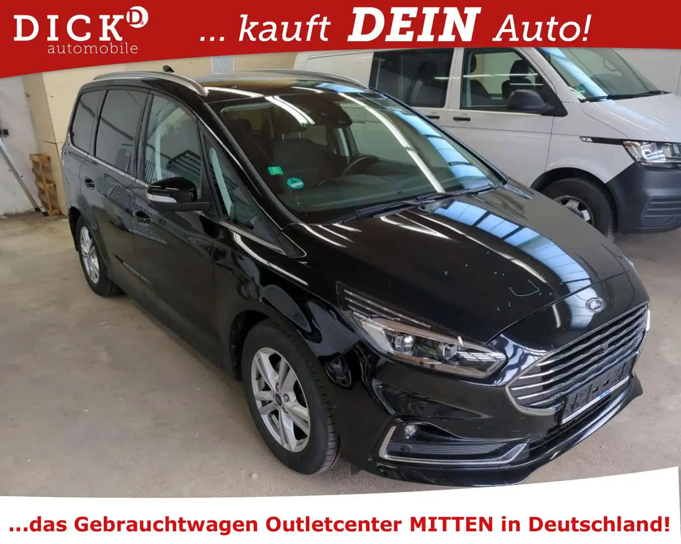 Ford Galaxy 2.0d Aut LED/ACC/NAV/SHZ/HIFI/RFK/AHK Negro - 2