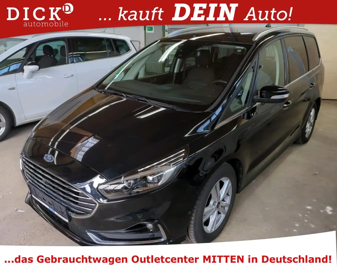 Ford Galaxy 2.0d Aut LED/ACC/NAV/SHZ/HIFI/RFK/AHK Negro - 1