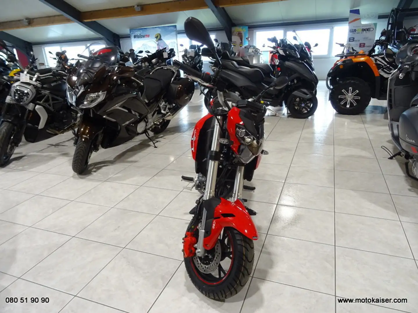 Benelli Tornado NAKED T 125 E5 Rouge - 2