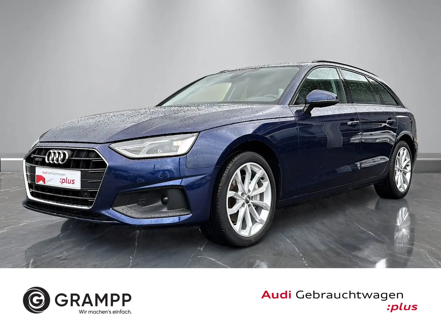 Audi A4 40 TDI quattro S-tronic +AHK+BUSINESS+ Bleu - 1