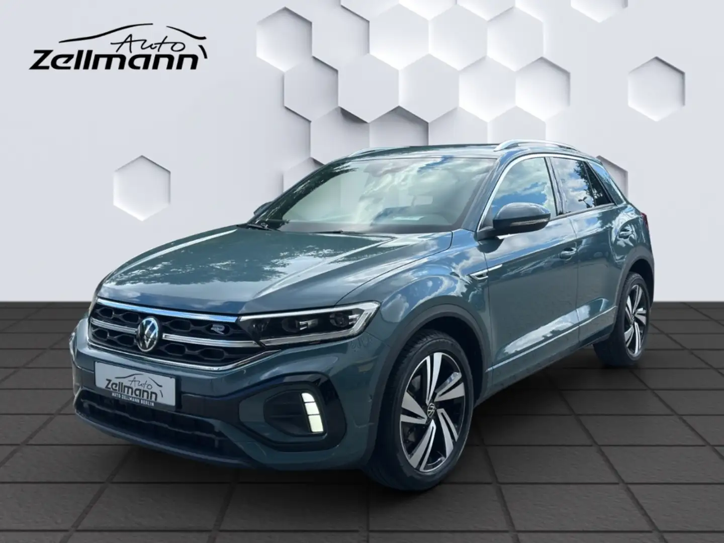 Volkswagen T-Roc 1.5 TSI OPF (EURO 6d) DSG R-Line AHZV LED Rückfahr Blau - 1