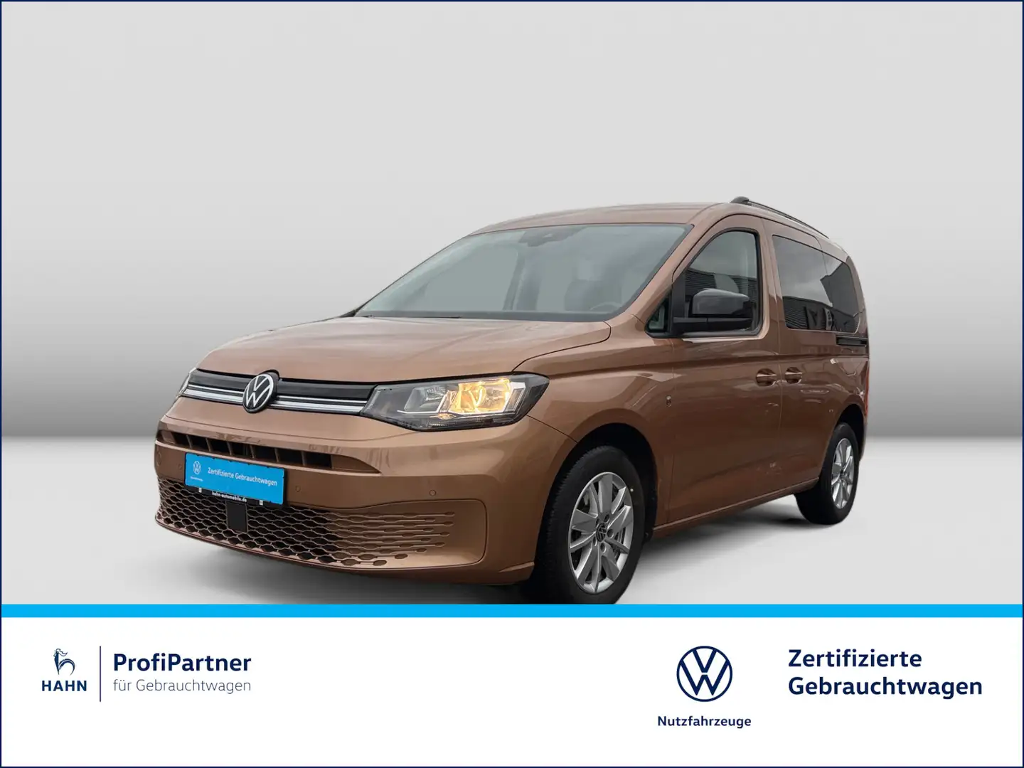 Volkswagen Caddy Life 1,5TSI 84KW AHK NAVI PDC Bruin - 1