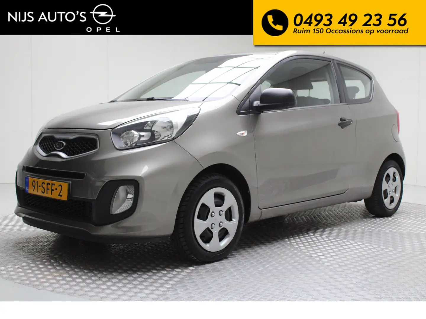 Kia Picanto 1.0 CVVT | radio Grijs - 1