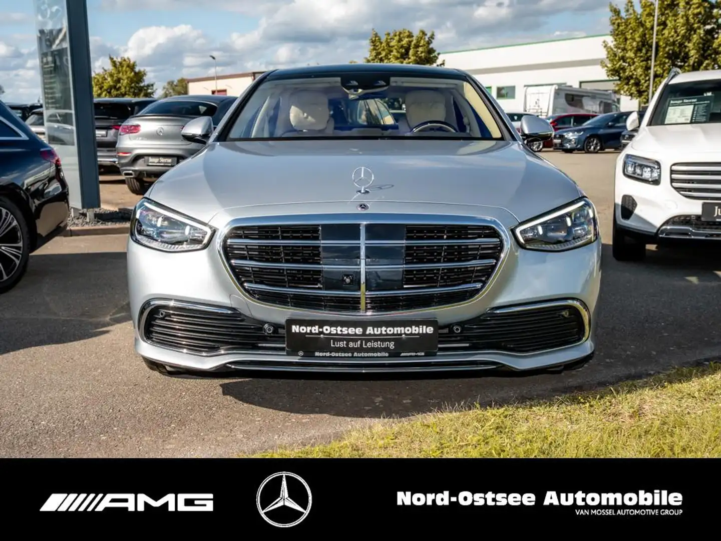 Mercedes-Benz S 500 4M NAVI PREM. 360° AIRMATIC BUR AHK SHZ Argento - 2