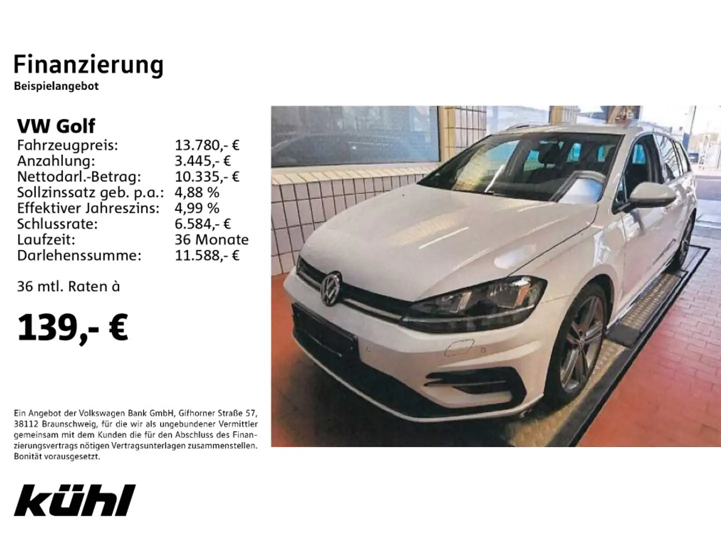 Volkswagen Golf Variant Golf 7 VII Variant 1.5 TSI Sound ACC App Navi Weiß - 2