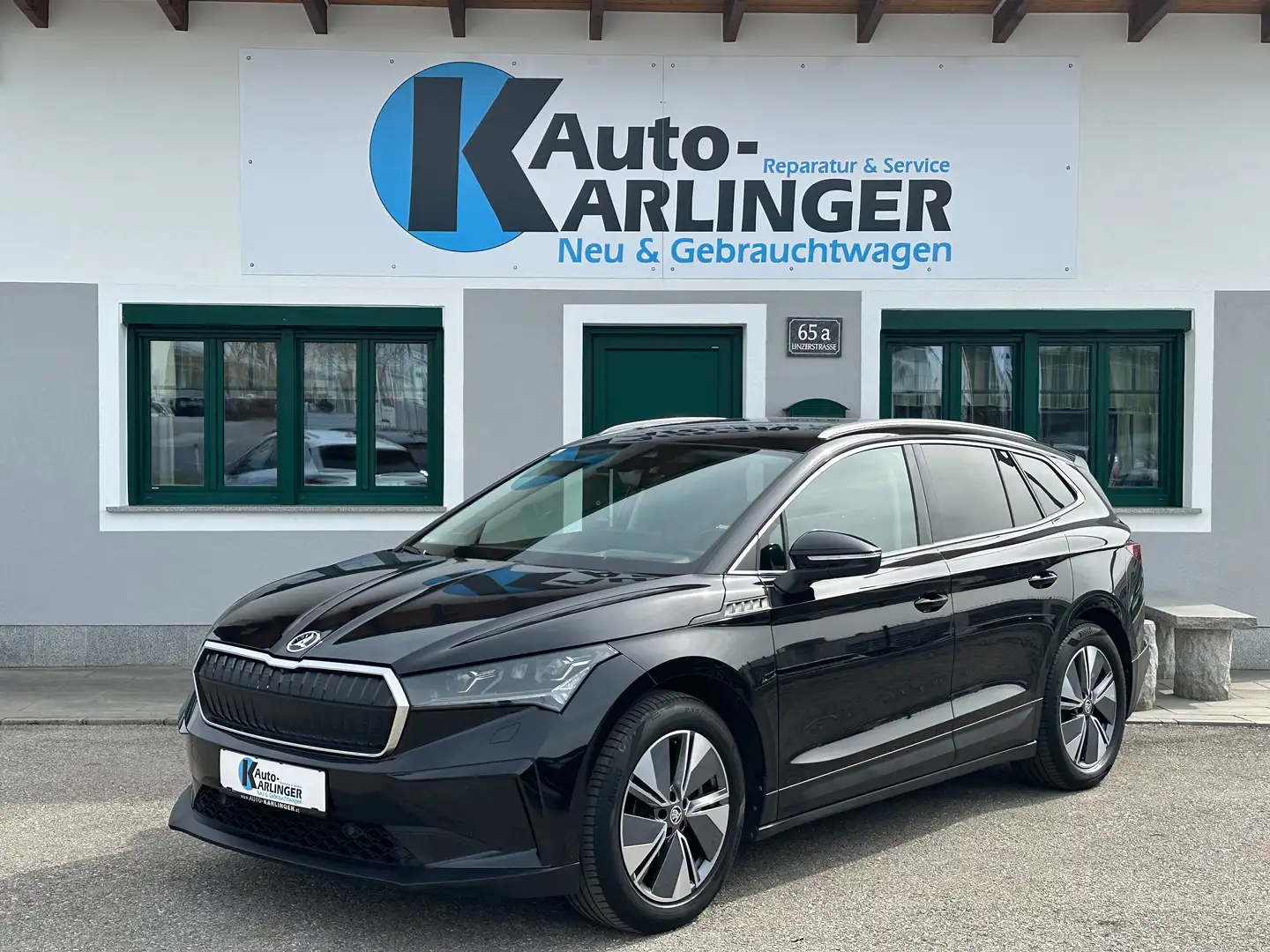Skoda Enyaq 80 Loft Schwarz - 1