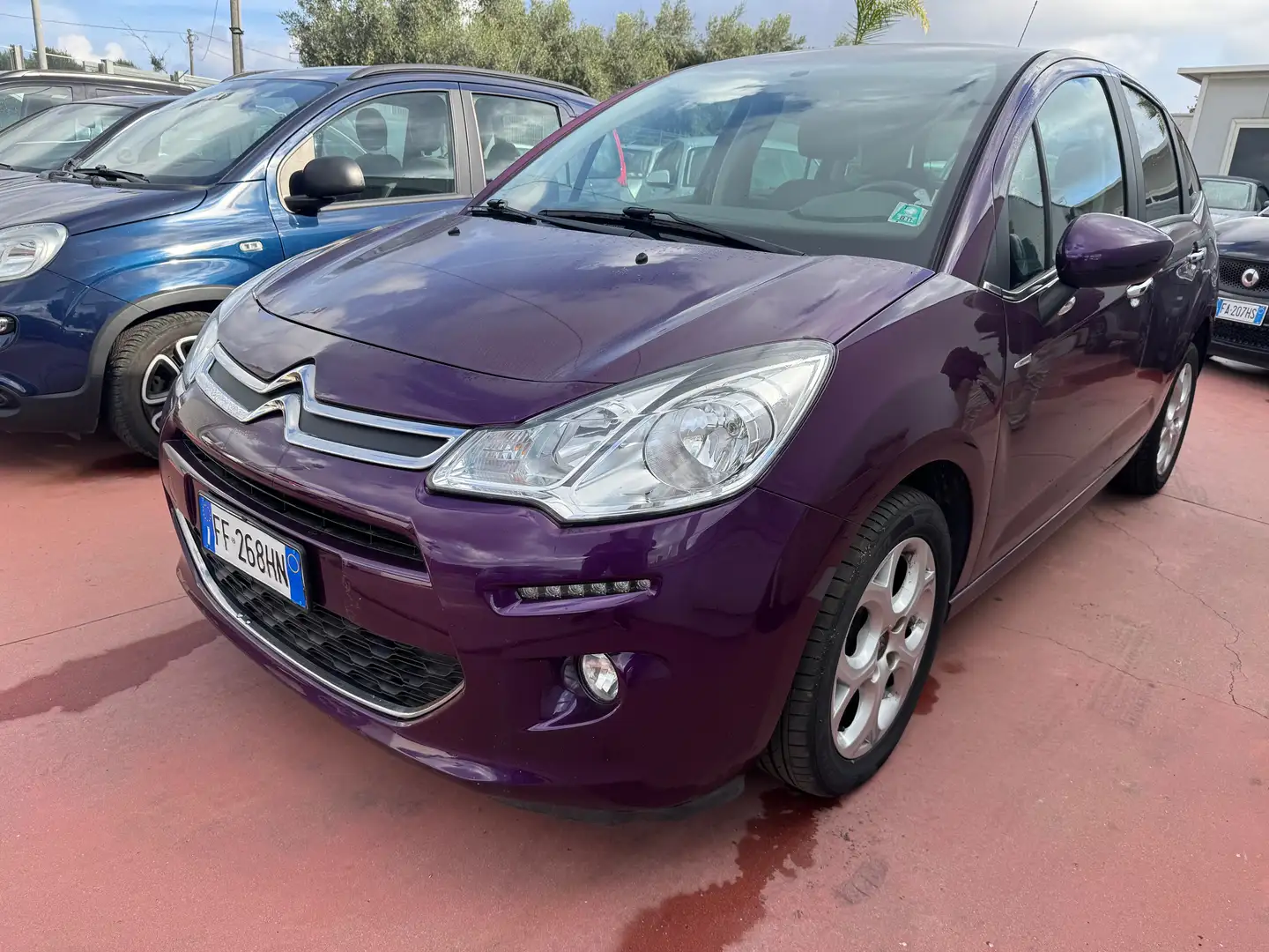 Citroen C3 C3 II 2009 1.6 bluehdi (exclusive) 75cv my16 Violett - 1