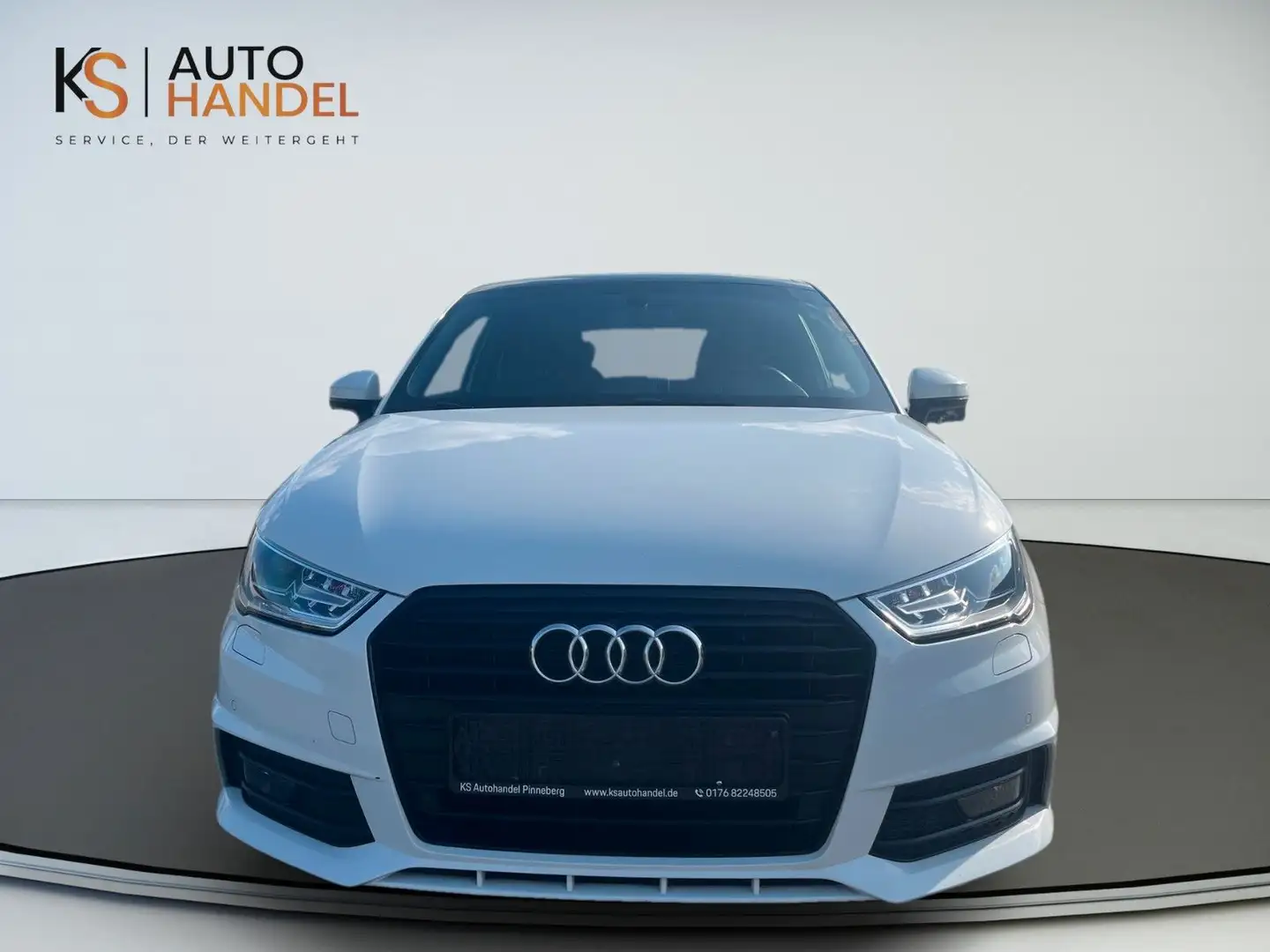 Audi A1 SPORT/S-LINE/AUTOMATIK/SCHWARZER HIMMEL/TOP Weiß - 2