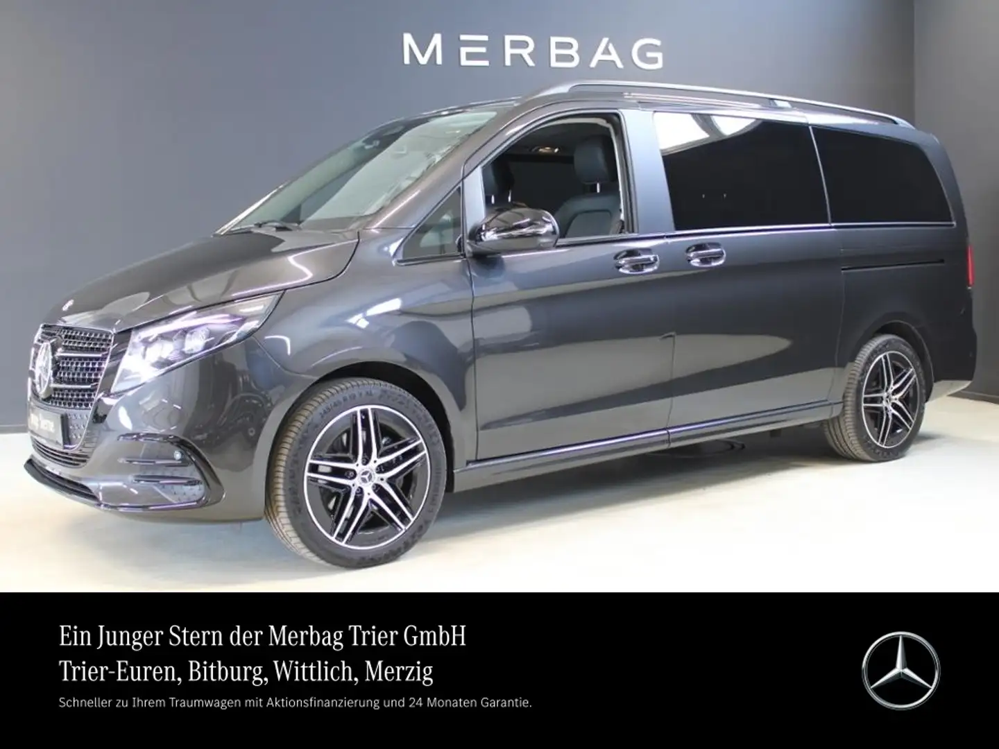 Mercedes-Benz V 300 *d 4M+LANG+AMG+NIGHT+AIRMAT+AVANTGARDE+BUR Gris - 1