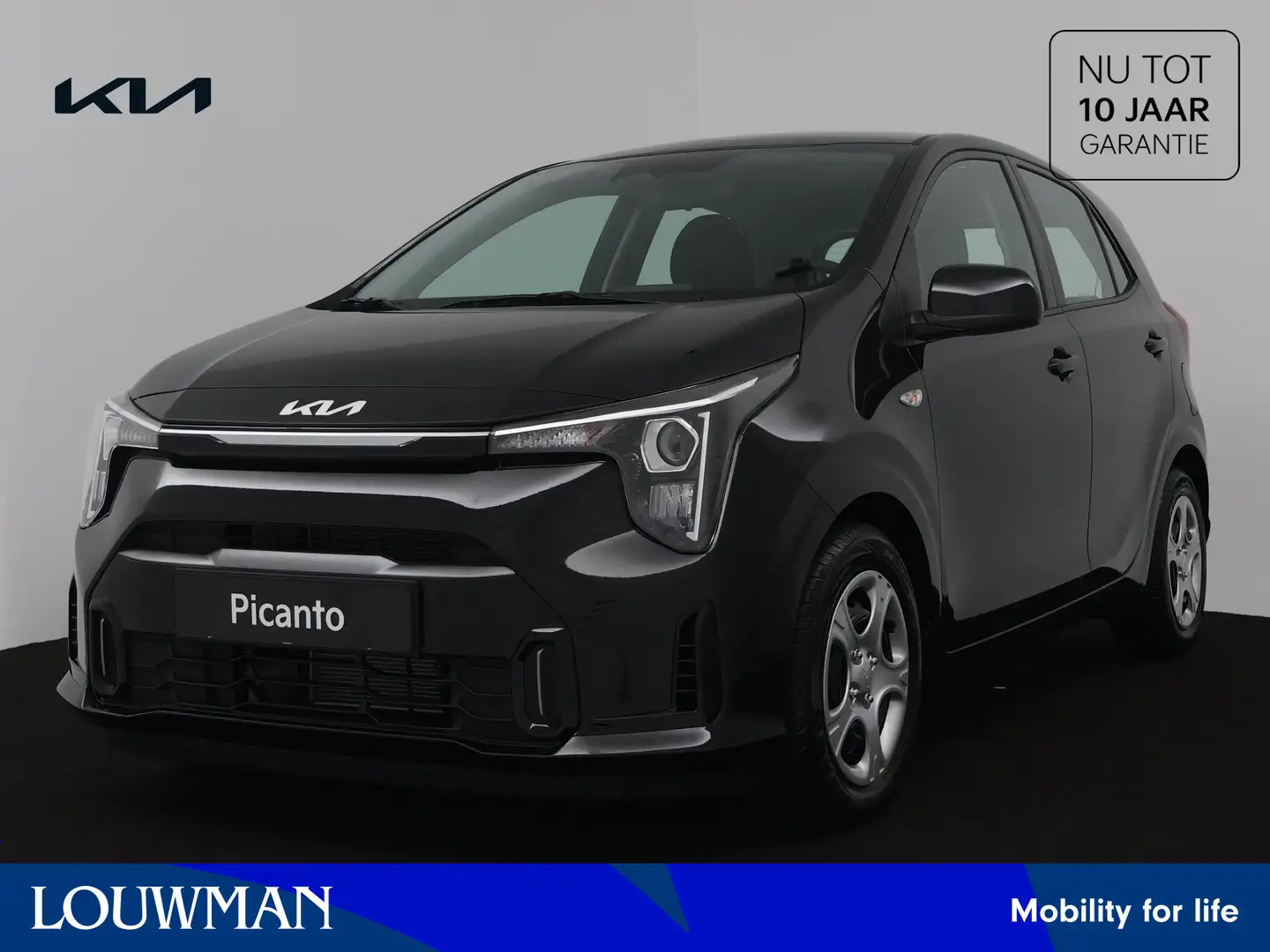 Kia Picanto 1.0 DPI DynamicLine | NIEUW!! Uit voorraad leverba Zwart - 1