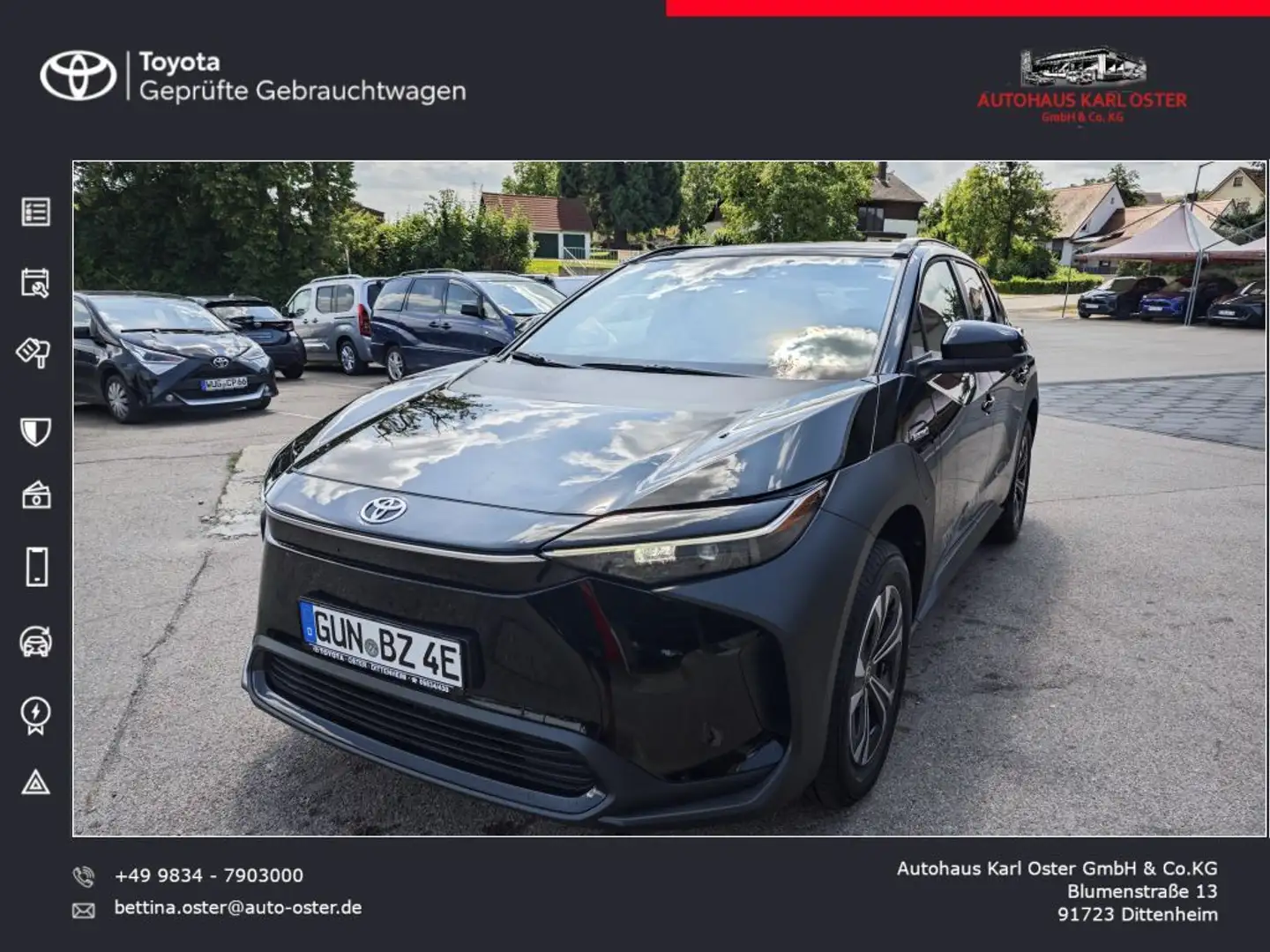 Toyota bZ4X Comfort-Paket Schwarz - 1