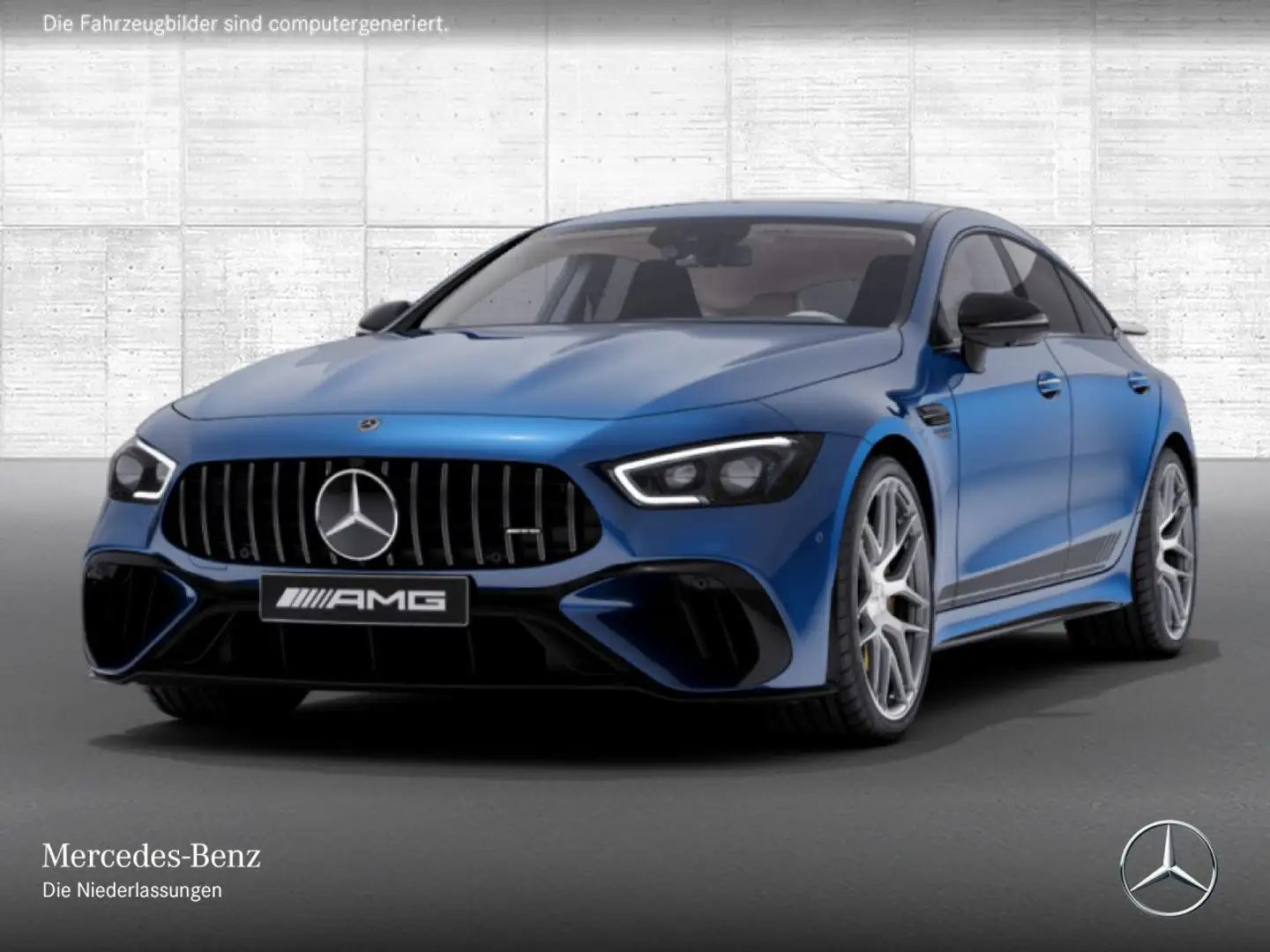 Mercedes-Benz AMG GT 63 S E  Cp. Keramik AeroPak Perf-Sitze 360° Blau - 2