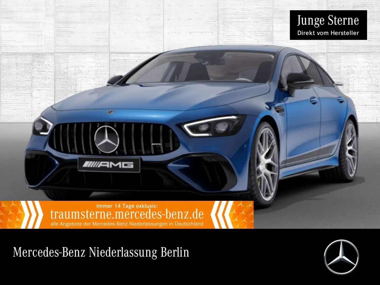 Mercedes-Benz AMG GT 63 S E  Cp. Keramik AeroPak Perf-Sitze 360° Blau - 1