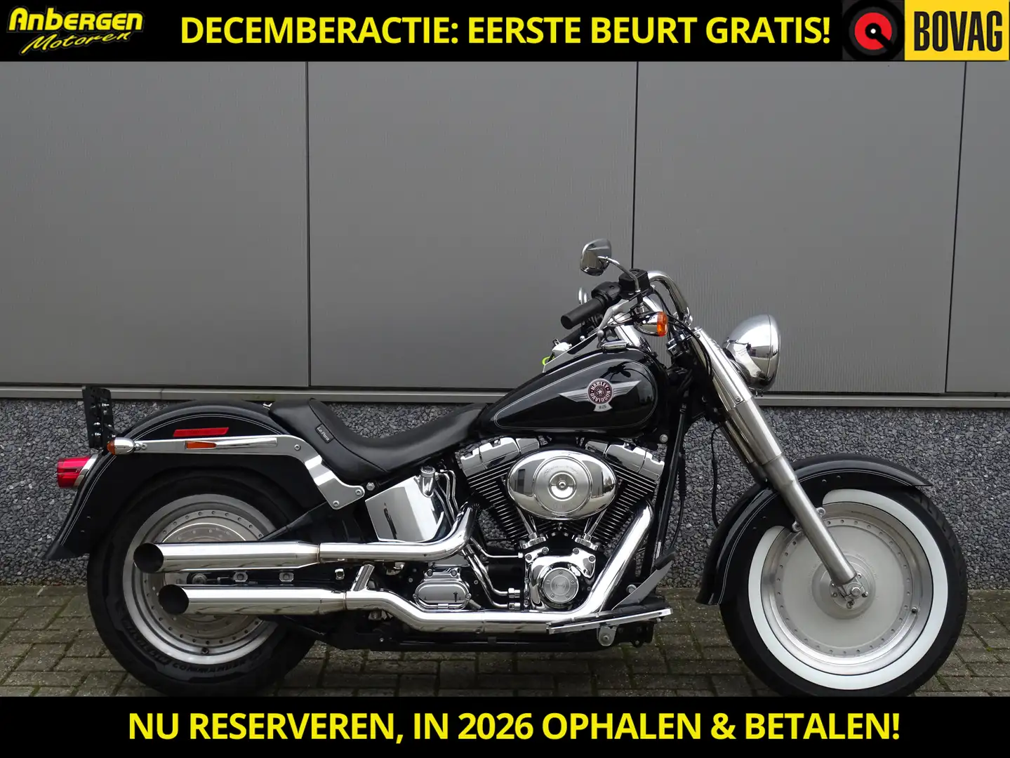 Harley-Davidson Fat Boy FATBOY FLSTF Zwart - 1