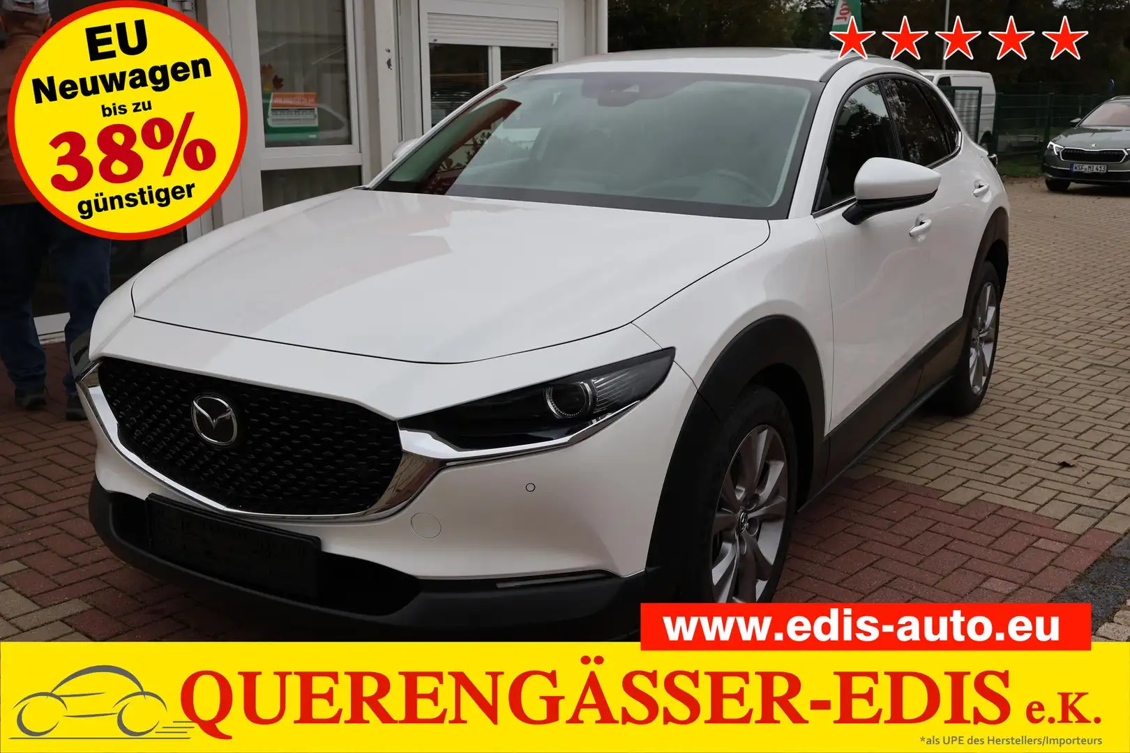 Mazda CX-30 2.0 e-SKYACTIV-G 150 *ad. LED*Navi*ACC*el. Heck... Bianco - 1
