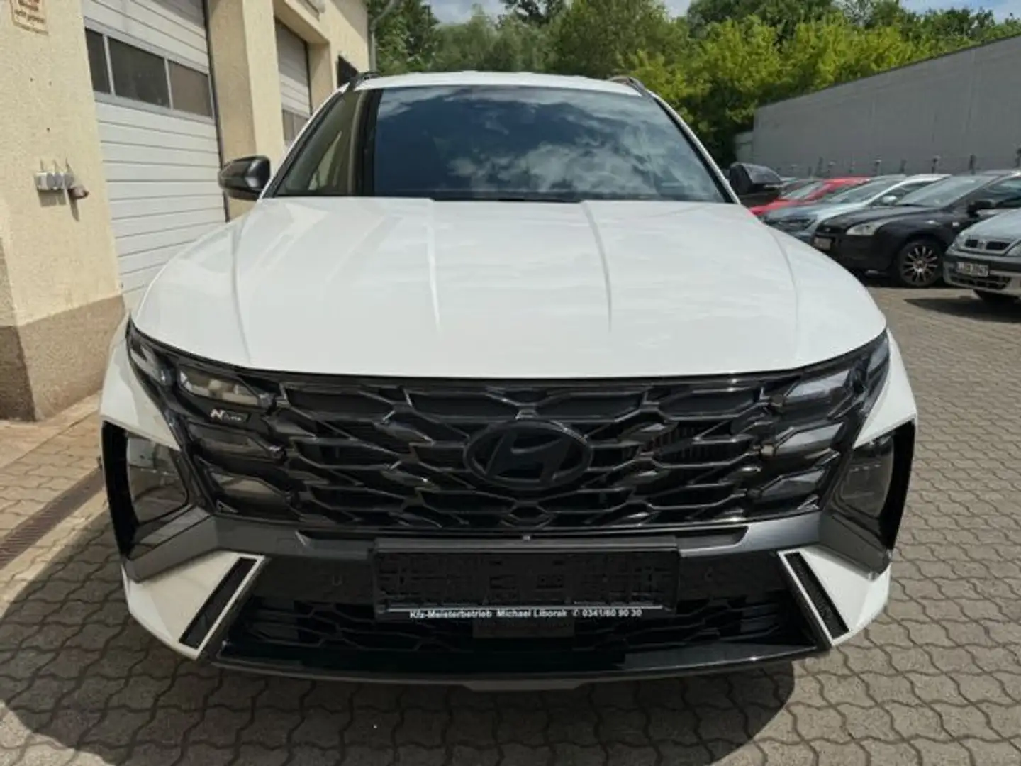 Hyundai TUCSON 1.6 T-GDI 48V N Line DCT Weiß - 2