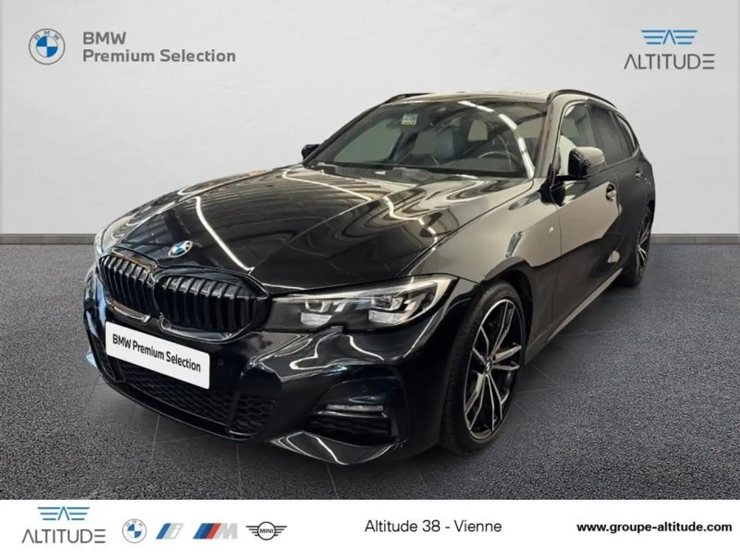 BMW 330 330dA MH xDrive 286ch M Sport 17cv Blanc - 1