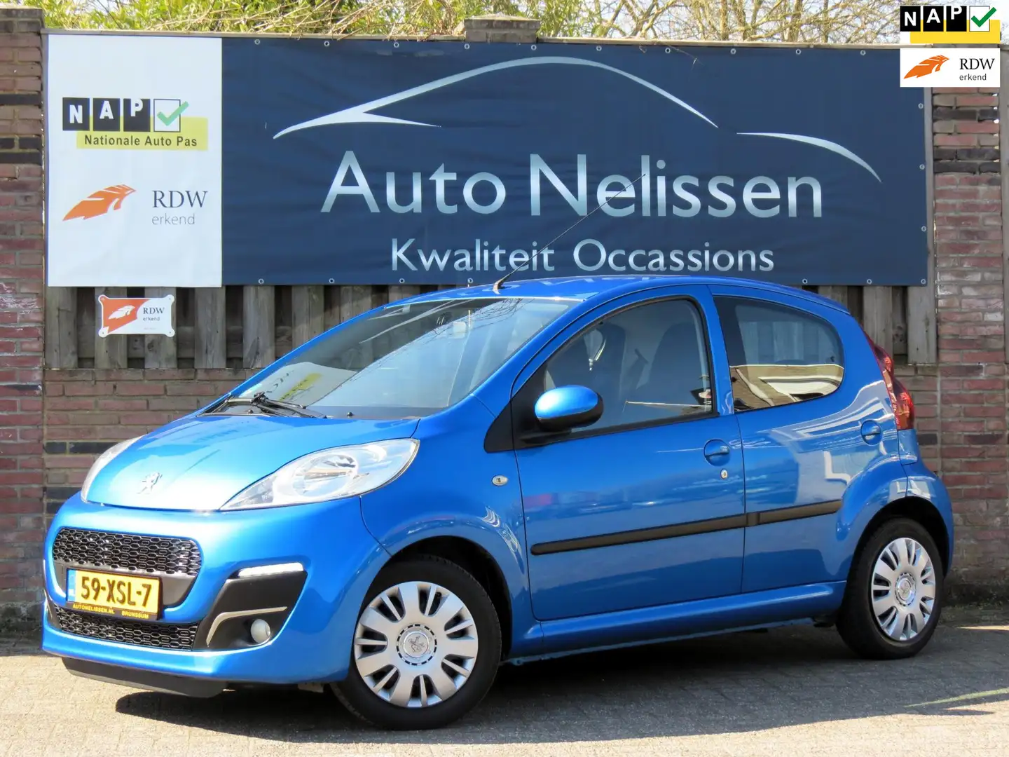 Peugeot 107 1.0 Active 5-DRS | AUTOMAAT | AIRCO | DEALER ONDER Bleu - 1