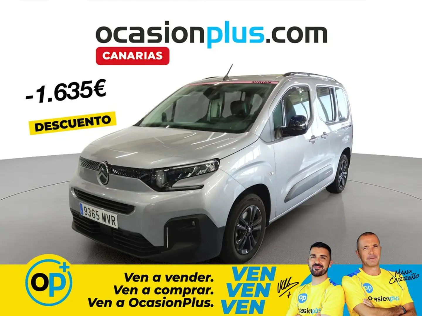 Citroen Berlingo BlueHDi S&S Talla M Plus 100 Gris - 1