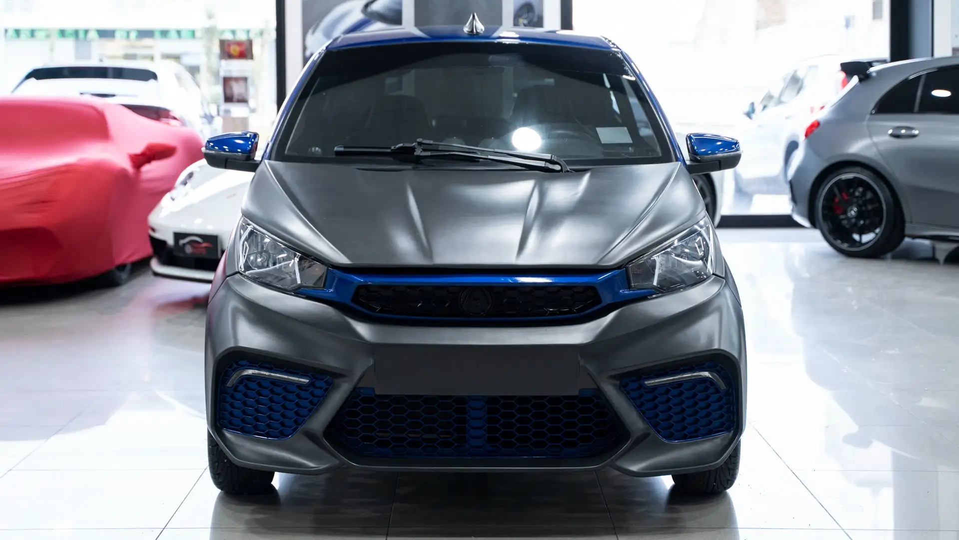 Aixam GTO 16" PACK LUCI CARPLAY LED PELLE * UNICO PROP*ITALY Gris - 2