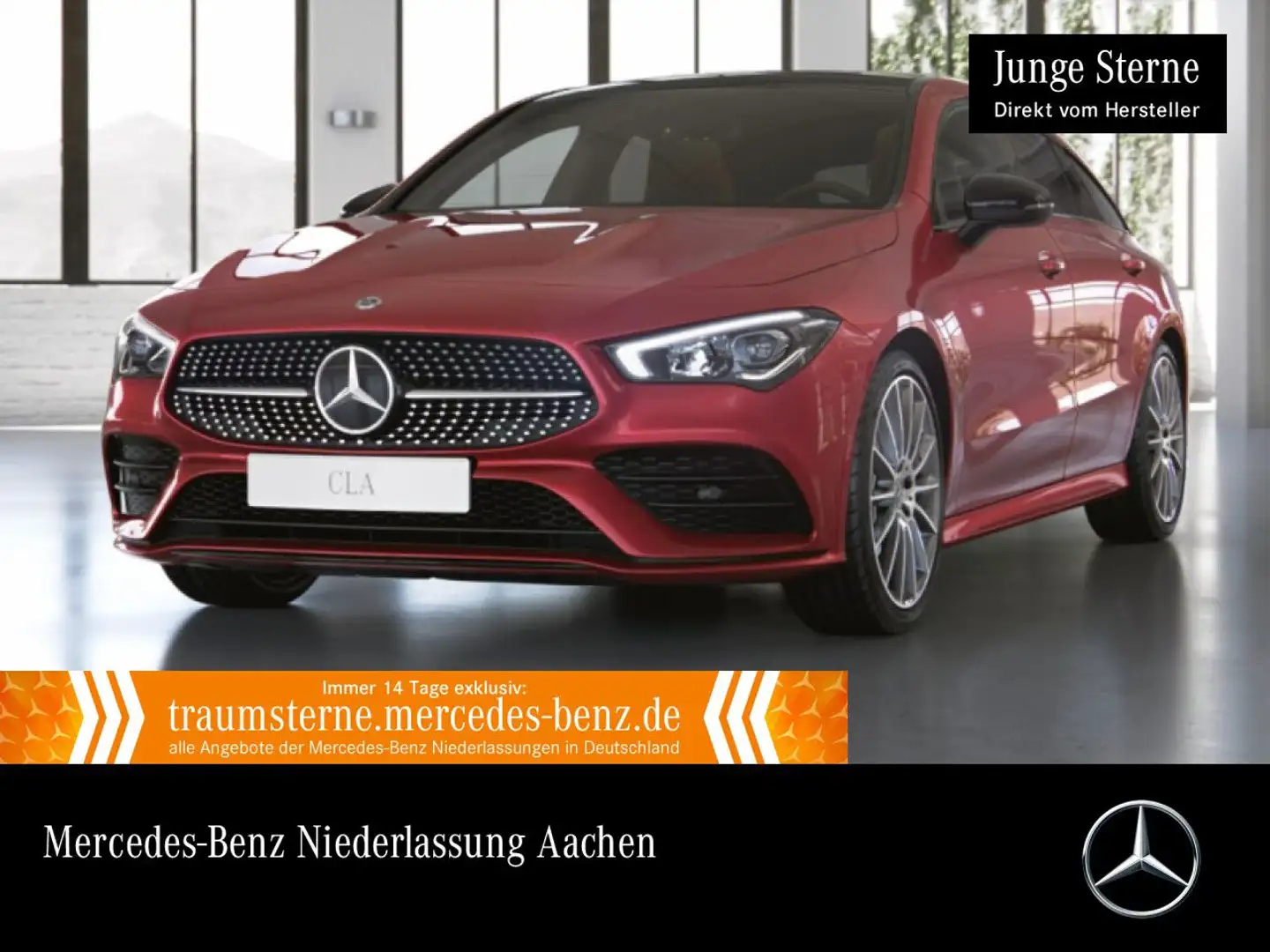 Mercedes-Benz CLA 200 AMG+NIGHT+PANO+LED+KAMERA+19"+TOTW+7G Rot - 1