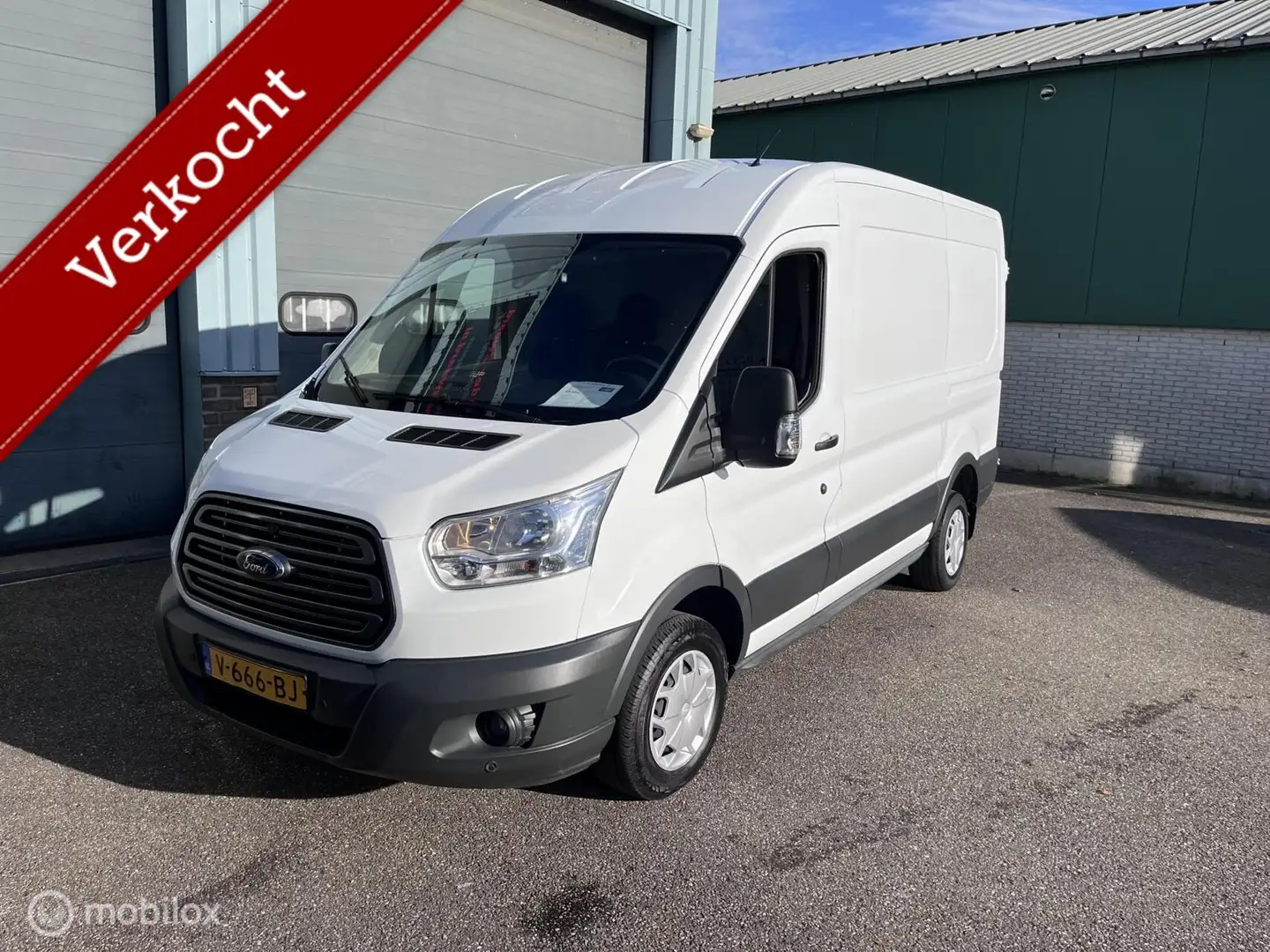 Ford Transit 290 2.0 TDCI L2H2 Ambiente Euro 6 Airco 3 zitplaat Blanc - 2