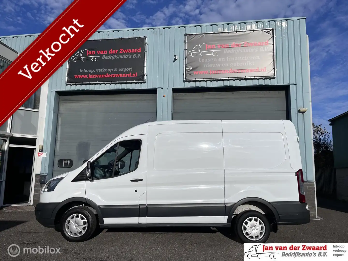 Ford Transit 290 2.0 TDCI L2H2 Ambiente Euro 6 Airco 3 zitplaat Blanc - 1