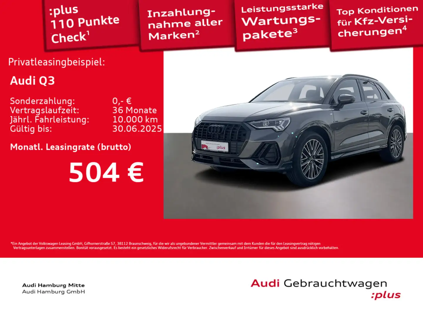 Audi Q3 35 TFSI S line S tronic Navi LED Ambiente Grau - 1
